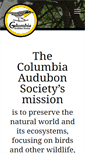 Mobile Screenshot of columbia-audubon.org